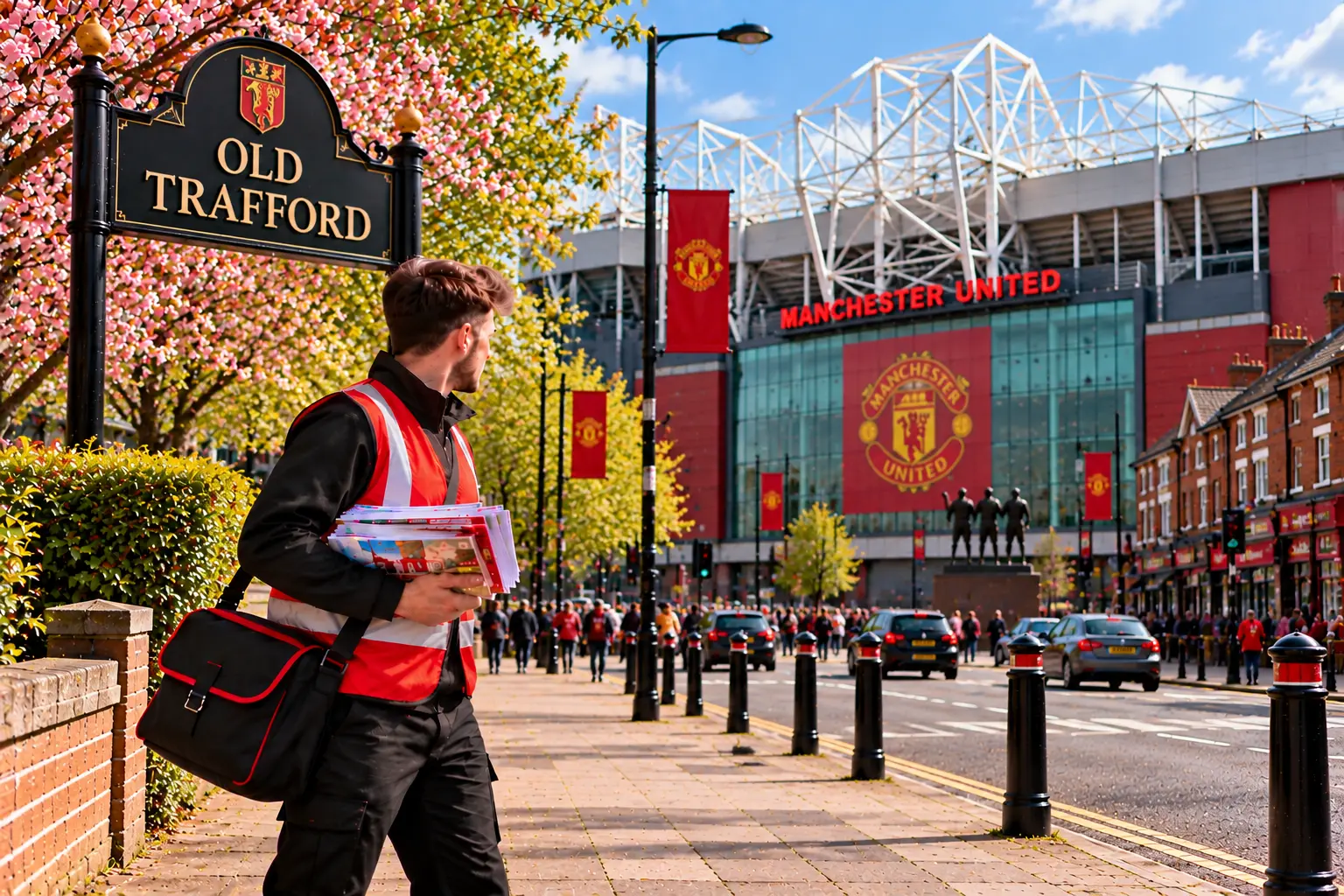 Leaflet Distribution in Old Trafford