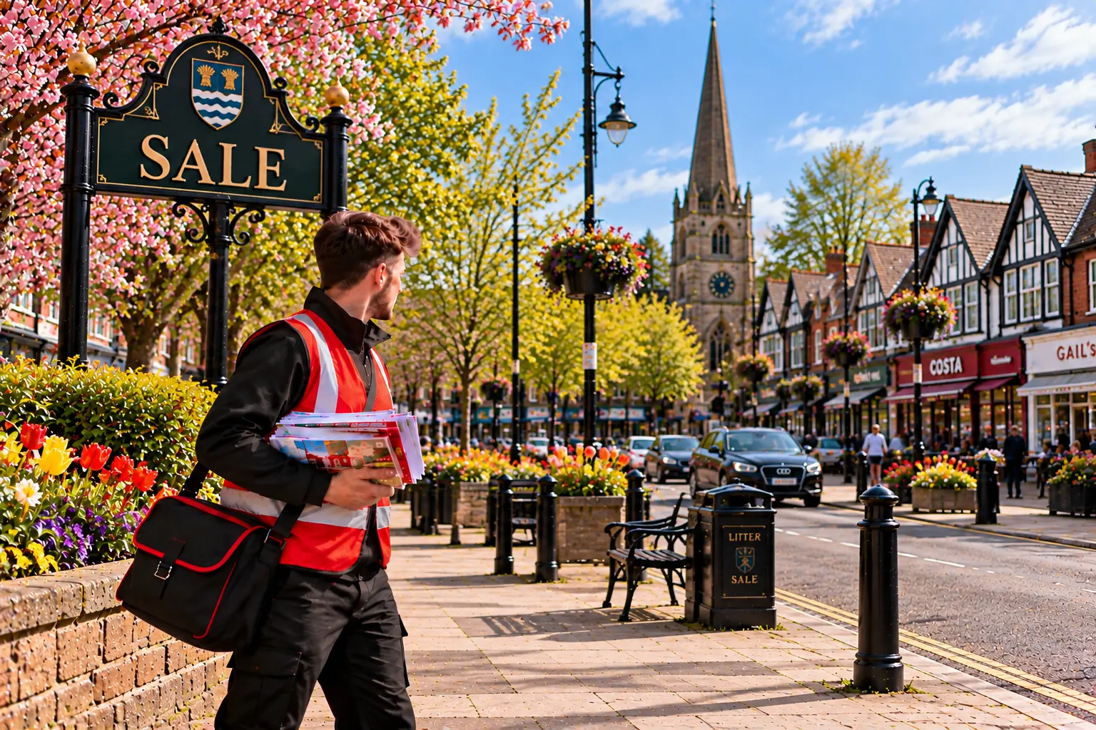 Leaflet Distribution in Sale